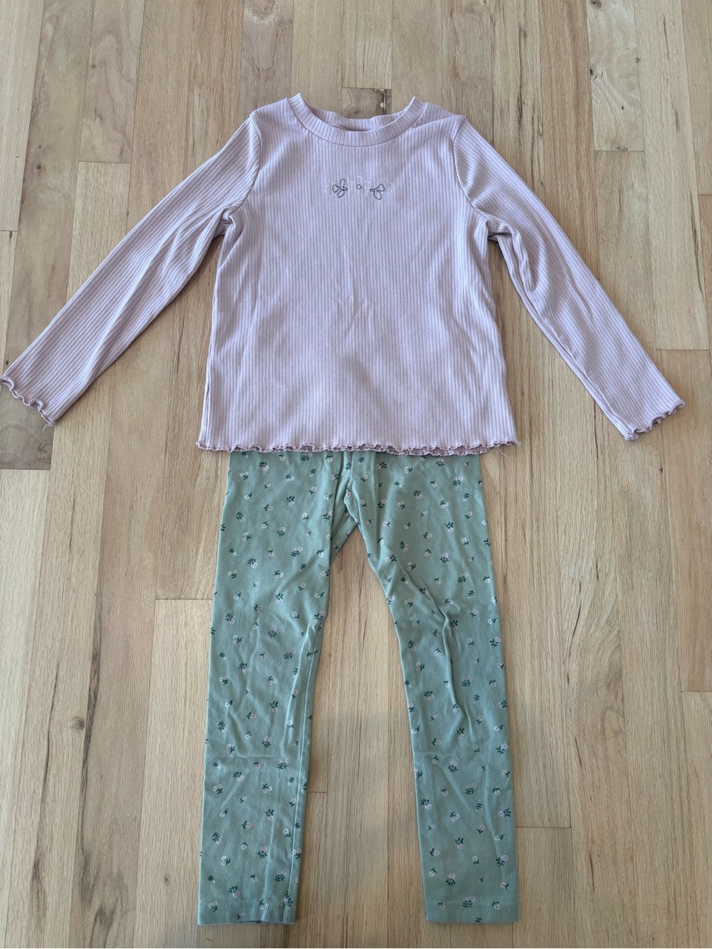 Cat & Jack Floral Toddler Outfit